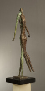 Title: Fragility Material: Bronze Size: 20 inches with base Price: $4500.00 (sold)